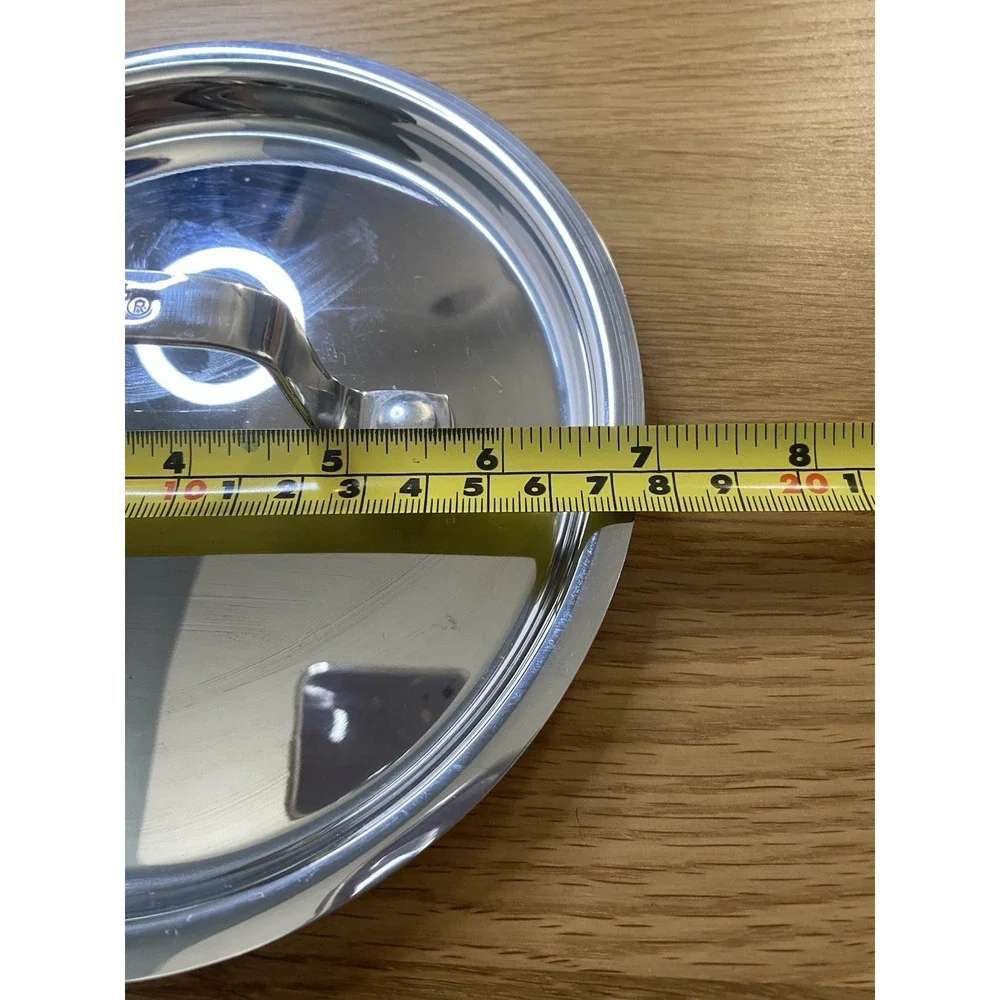Cuisinart Vintage Stainless Steel Round Replacement Lid 7